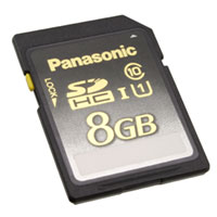 Panasonic Electronic Components - RP-SDQE08DA1 - MEM CARD SDHC 8GB CLS10 UHS PSLC