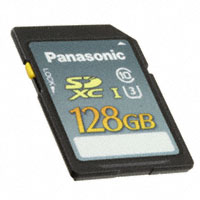Panasonic Electronic Components - RP-SDUE12DA1 - MEMORY CARD SDXC 128GB CLS10 MLC
