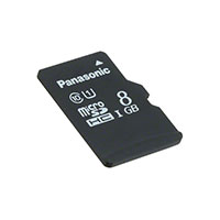 Panasonic Electronic Components - RP-SMPE08DA1 - MEM CARD MICROSDHC 8GB UHS PSLC