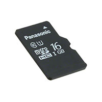 Panasonic Electronic Components - RP-SMPE16DA1 - MEM CARD MICROSDHC 16GB UHS PSLC