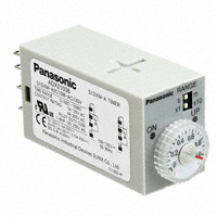 Panasonic Industrial Automation Sales - S1DXM-A2C10M-AC120V - RELAY TIMER ANALOG DPDT 0-10MIN