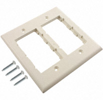 Panduit Corp - CBIW-2G - FACEPLATE DOUBLE GANG WHITE