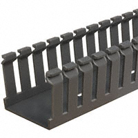 Panduit Corp - F1.5X1.5LG6 - DUCT WIRE SLOT PVC LT GRY 6'
