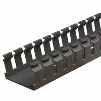 Panduit Corp - F1.5X1LG6 - DUCT WIRE SLOT PVC LT GRY 6'