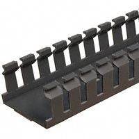 Panduit Corp - F1.5X1LG6-A - DUCT WIRE SLOT ADH LT GRY 6'