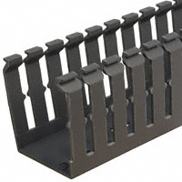 Panduit Corp - F1.5X2LG6 - DUCT WIRE SLOT PVC LT GRY 6'