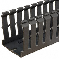 Panduit Corp - F1.5X2LG6-A - DUCT WIRE SLOT ADH LT GRY 6'