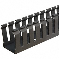 Panduit Corp - F1X1.5LG6 - DUCT WIRE SLOT PVC LT GRY 6'