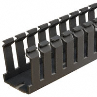 Panduit Corp - F1X1.5LG6-A - DUCT WIRE SLOT ADH LT GRY 6'