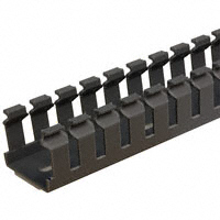 Panduit Corp - F1X1LG6-A - DUCT WIRE SLOT ADH LT GRY 6'