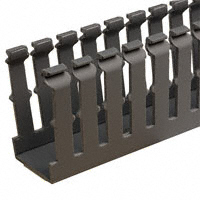 Panduit Corp - F1X2LG6-A - DUCT WIRE SLOT ADH LT GRY 6'