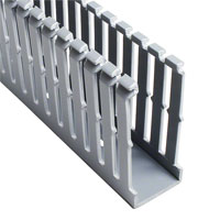Panduit Corp - F1X3LG6 - DUCT WIRE SLOT TYPE F LGRY 6'