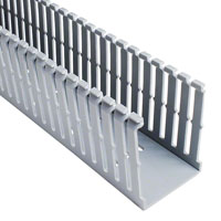 Panduit Corp - F2X3LG6 - DUCT WIRE SLOT TYPE F LGRY 6'