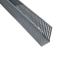 Panduit Corp - F2X4LG6 - DUCT SLOT TYPE F PVC LGRY 6'