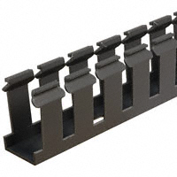 Panduit Corp - G.75X1.5LG6 - DUCT WIRE SLOT PVC LT GRY 6'