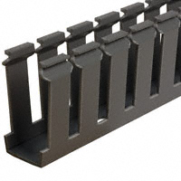 Panduit Corp - G.75X2LG6 - DUCT WIRE SLOT PVC LT GRY 6'