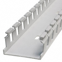Panduit Corp - G1.5X1WH6 - DUCT WIRE SLOT PVC WHITE 6'