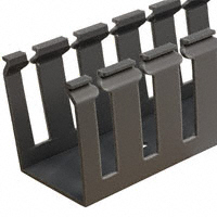 Panduit Corp - G1.5X2LG6 - DUCT WIRE SLOT PVC LT GRY 6'