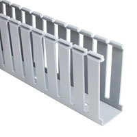 Panduit Corp - G1.5X4LG6 - DUCT WIRE SLOT TYPE G LGRY 6'