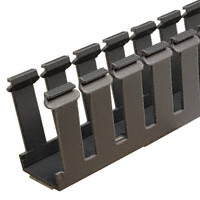 Panduit Corp - G1X2LG6-A - DUCT WIRE SLOT ADH LT GRY 6'
