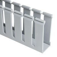 Panduit Corp - G1X3LG6 - DUCT WIRE SLOT TYPE G LGRY 6'