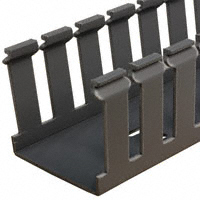 Panduit Corp - G2X2LG6 - DUCT WIRE SLOT PVC LT GRY 6'