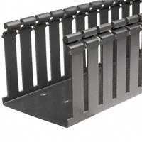 Panduit Corp - H4X4LG6 - DUCT HINGED PVC SLOT LGRY 6'