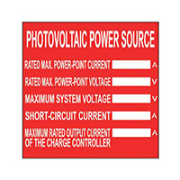 Panduit Corp - C400X400SP1-PS - LABEL ID/RATINGS 4"X4" 50PC