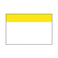 Panduit Corp - C400X600AZ1 - LABEL ID/RATINGS 6"X4" WHT/YLLW