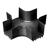 Panduit Corp - FRFWC4X4BL - CABLE DUCT 4 WAY CROSS