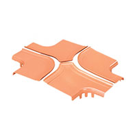 Panduit Corp - FRFWCSC12W6OR - CABLE DUCT 4 WAY CROSS SPLIT