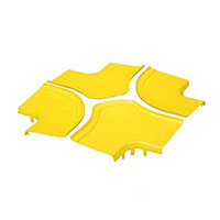 Panduit Corp - FRFWCSC12YL - CABLE DUCT 4 WAY CROSS SPLIT