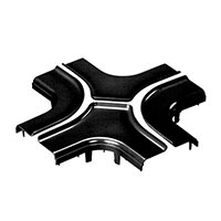 Panduit Corp - FRFWCSC4BL - CABLE DUCT 4 WAY CROSS SPLIT