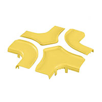 Panduit Corp - FRFWCSC6YL - CABLE DUCT 4 WAY CROSS SPLIT