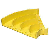 Panduit Corp - FRH4524X4YL - CABLE DUCT ANGLE