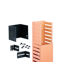 Panduit Corp - FRHD4KTOR - CABLE DUCT KIT HINGED 4"X4" 6'