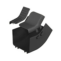 Panduit Corp - FRIV456X4BL - CABLE DUCT VERT COVER