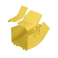 Panduit Corp - FRIV456X4YL - CABLE DUCT VERT COVER