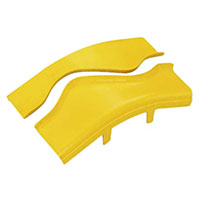 Panduit Corp - FROV45SC4YL - CABLE DUCT VERT SPLIT COVER