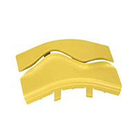 Panduit Corp - FROV45SC6YL - CABLE DUCT VERT SPLIT COVER