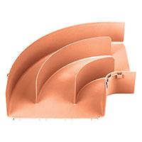 Panduit Corp - FRRA12X4OR - CABLE DUCT RIGHT ANGLE