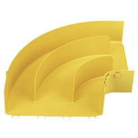 Panduit Corp - FRRA12X4YL - CABLE DUCT RIGHT ANGLE