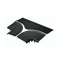 Panduit Corp - FRTSC12BL - CABLE DUCT HORIZONTAL SPLIT COVR