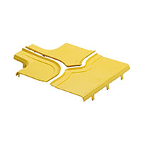 Panduit Corp - FRTSC12W4YL - CABLE DUCT HORIZONTAL SPLIT COVR