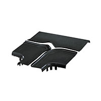 Panduit Corp - FRTSC12W6BL - CABLE DUCT HORIZONTAL SPLIT COVR