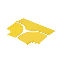 Panduit Corp - FRTSC12YL - CABLE DUCT HORIZONTAL SPLIT COVR