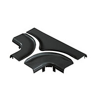Panduit Corp - FRTSC6BL - CABLE DUCT HORIZONTAL SPLIT COVR
