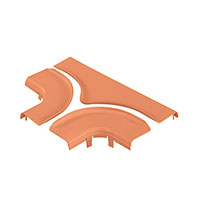 Panduit Corp - FRTSC6OR - CABLE DUCT HORIZONTAL SPLIT COVR