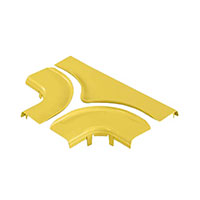Panduit Corp - FRTSC6YL - CABLE DUCT HORIZONTAL SPLIT COVR