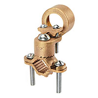 Panduit Corp - GPCH2/0-1-12-Q - CBL CLAMP GROUND BRONZE PIPE MNT